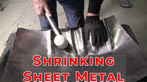 joggling process in sheet metal|shrinking sheet metal by hand.